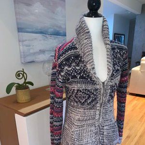 Gap knit jacket heavy weight zip up sz 12 years